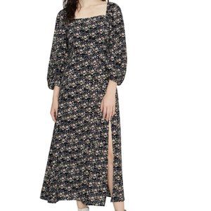 Lindsey Square-Neck Maxi Dress